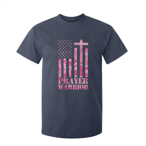 Prayer Warrior T Shirt For Kid Camo American Flag Christian Pray TS09 Navy Print Your Wear