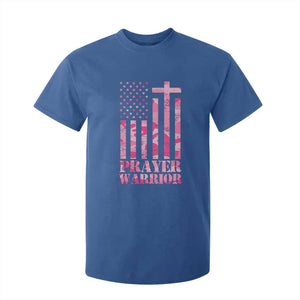 Prayer Warrior T Shirt For Kid Camo American Flag Christian Pray TS09 Royal Blue Print Your Wear