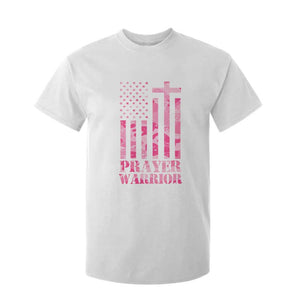 Prayer Warrior T Shirt For Kid Camo American Flag Christian Pray TS09 White Print Your Wear