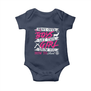 Girl Hunting Baby Onesie Let This Girl Show You How To Hunt TS09 Navy Print Your Wear