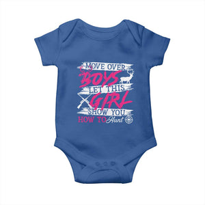 Girl Hunting Baby Onesie Let This Girl Show You How To Hunt TS09 Royal Blue Print Your Wear