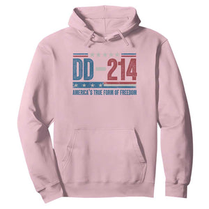 DD-214 Veteran Hoodie America's True Form Of Freedom TS09 Light Pink Print Your Wear