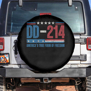 DD-214 Veteran Spare Tire Cover America's True Form Of Freedom TS09 No hole Black Print Your Wear