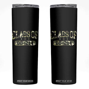 Funny Veteran Army Retirement Class Of DD-214 Skinny Tumbler TS09 Black Print Your Wear