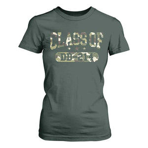 Funny Veteran Army Retirement Class Of DD-214 T Shirt For Women TS09 Dark Forest Green Print Your Wear
