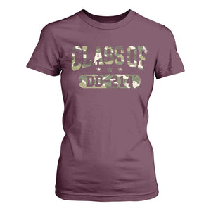 Funny Veteran Army Retirement Class Of DD-214 T Shirt For Women TS09 Maroon Print Your Wear