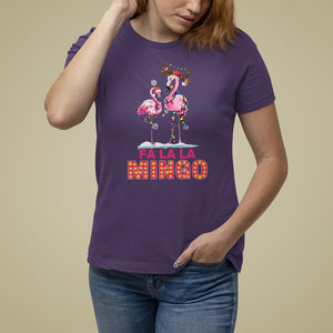 Fa La La Mingo Flamingo Hawaiian Retro Christmas T Shirt TS09 Printyourwear