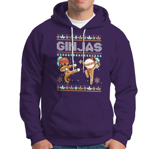 Ginjas Gingerbread Ninjas Funny Christmas Hoodie TS09 Printyourwear