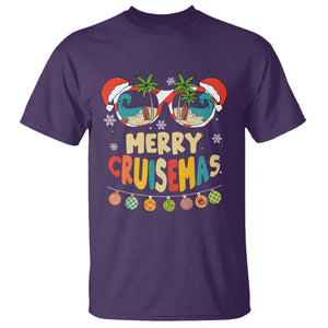 Merry Cruisemas Hawaiian Christmas Palm Tree Sunglass T Shirt TS09 Printyourwear