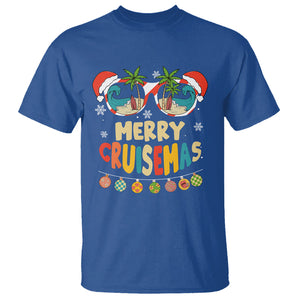 Merry Cruisemas Hawaiian Christmas Palm Tree Sunglass T Shirt TS09 Printyourwear