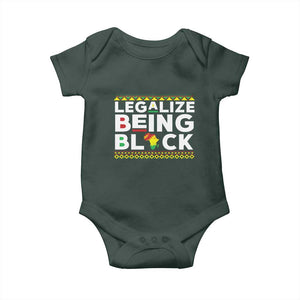 Black Pride Baby Onesie Legalize Being Black History Month TS09 Print Your Wear