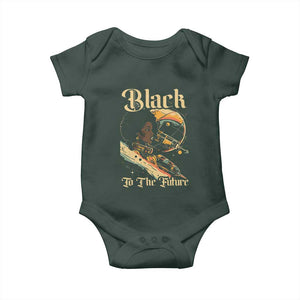 Afrofuturism African American Baby Onesie Black To The Future TS09 Print Your Wear