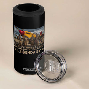 Tuskegee Airman 4 in 1 Can Cooler Tumbler Legendary US Pilots Black History TS09 Print Your Wear