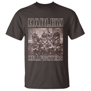 Harlem Hellfighters T Shirt The 369th Infantry Regiment American Black History Military Soldiers TS09 Dark Chocolate Print Your Wear