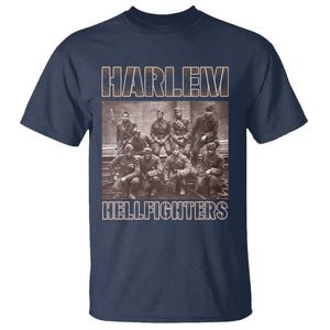 Harlem Hellfighters T Shirt The 369th Infantry Regiment American Black History Military Soldiers TS09 Navy Print Your Wear