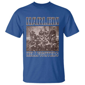 Harlem Hellfighters T Shirt The 369th Infantry Regiment American Black History Military Soldiers TS09 Royal Blue Print Your Wear