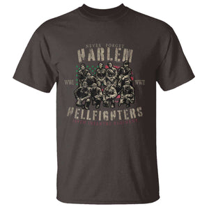 Harlem Hellfighters T Shirt American Military Soldiers Black History TS09 Dark Chocolate Print Your Wear