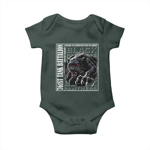 Black Panther Party Baby Onesie 761st Tank Battalion Black History TS09 Print Your Wear
