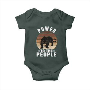 Black Panther Party Baby Onesie Power To The People Black History TS09 Print Your Wear