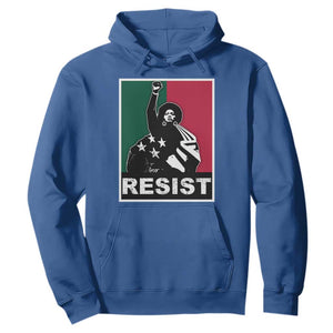 Resist Angela Davis Hoodie Black Panther Party History Civil Rights TS09 Royal Blue Print Your Wear
