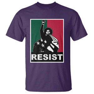 Resist Angela Davis T Shirt Black Panther Party History Civil Rights TS09 Purple Print Your Wear