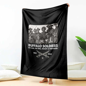 Buffalo Soldiers Throw Blanket We Can We Will Ready Forward Black History TS09 Print Your Wear