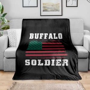 Buffalo Soldiers Throw Blanket African American Cavalry Black History TS09 Print Your Wear