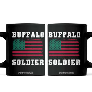 Buffalo Soldiers Coffee Mug African American Cavalry Black History TS09 Black Print Your Wear