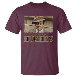 Langston Hughes T Shirt Harlem Renaissance Black History TS09 Maroon Print Your Wear