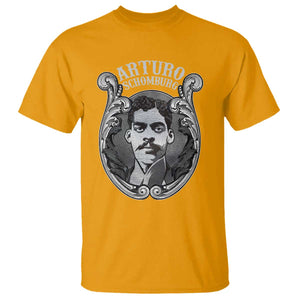 Harlem Renaissance Arturo Schomburg T Shirt TS09 Gold Print Your Wear