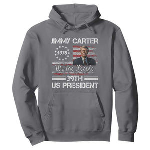 Jimmy Carter Hoodie 39th US President 1976 We The People American Flag TS09 Charcoal Print Your Wear