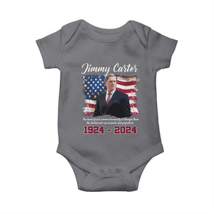 Jimmy Carter Baby Onesie A Legacys Of Peace And Humanitys TS09 Charcoal Print Your Wear