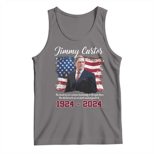 Jimmy Carter Tank Top A Legacys Of Peace And Humanitys TS09 Deep Heather Print Your Wear