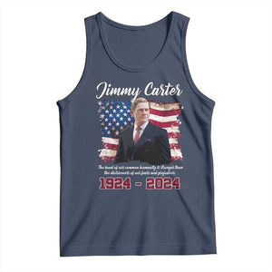 Jimmy Carter Tank Top A Legacys Of Peace And Humanitys TS09 Navy Print Your Wear