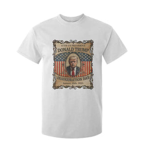 President Donald Trump Inauguration Day 2025 T Shirt For Kid TS09 White Print Your Wear