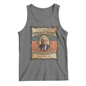 President Donald Trump Inauguration Day 2025 Tank Top TS09 Black Heather Print Your Wear