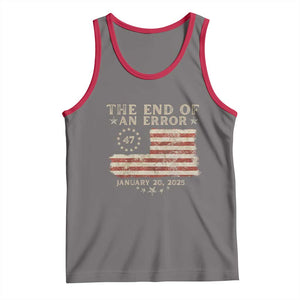Trump Inauguration Day 2025 Tank Top End Of An Error TS09 Deep Heather Red Print Your Wear