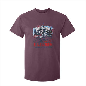 Trump Inauguration Day 2025 T Shirt For Kid The Return Trump Dancing TS09 Maroon Print Your Wear