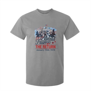 Trump Inauguration Day 2025 T Shirt For Kid The Return Trump Dancing TS09 Sport Gray Print Your Wear