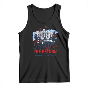 Trump Inauguration Day 2025 Tank Top The Return Trump Dancing TS09 Black Print Your Wear