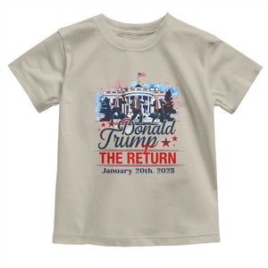 Trump Inauguration Day 2025 Toddler T Shirt The Return Trump Dancing TS09 Sand Print Your Wear