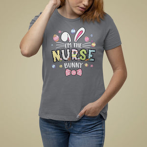 Easter Day T Shirt For Women I'm The Nurse Bunny Nursing TS09 Charcoal Printyourwear
