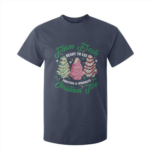 Farm Fresh Christmas Tree Cakes T Shirt For Kid TS09 Navy Print Your Wear