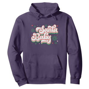 Funny Santa Baby Hoodie TS09 Purple Print Your Wear