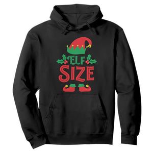 Cute First Christmas ELF Size Hoodie TS09 Black Print Your Wear