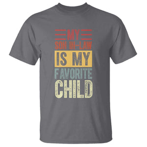 Funny My Son In Law Is My Favorite Child T Shirt TS09 Charcoal Print Your Wear