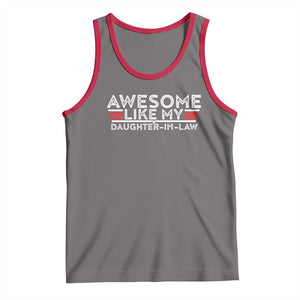 Funny Awesome Like My Daughter In Law Tank Top TS09 Deep Heather Red Print Your Wear