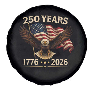 250 Anniversary USA Patriotic Eagle Spare Tire Cover 250th 4th Of July 1776 2026 Flag TS10 Print Your Wear
