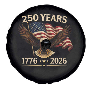 250 Anniversary USA Patriotic Eagle Spare Tire Cover 250th 4th Of July 1776 2026 Flag TS10 Print Your Wear