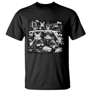 Funny Bunny Gang T Shirt Vintage Rabbit Meme TS10 Black Print Your Wear